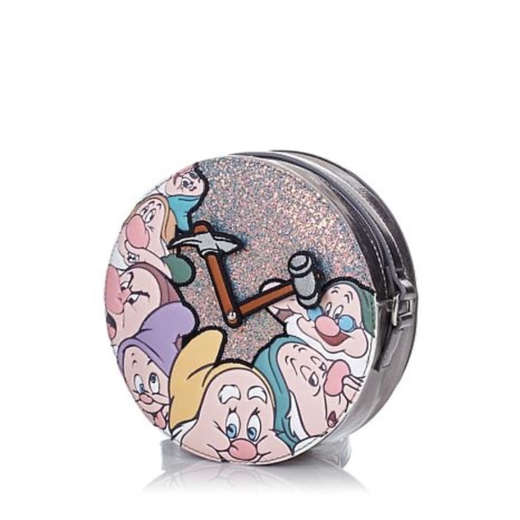 Danielle Nicole Disney 7 Dwarves Glitter Crossbody Purse - Picture 2 of 12